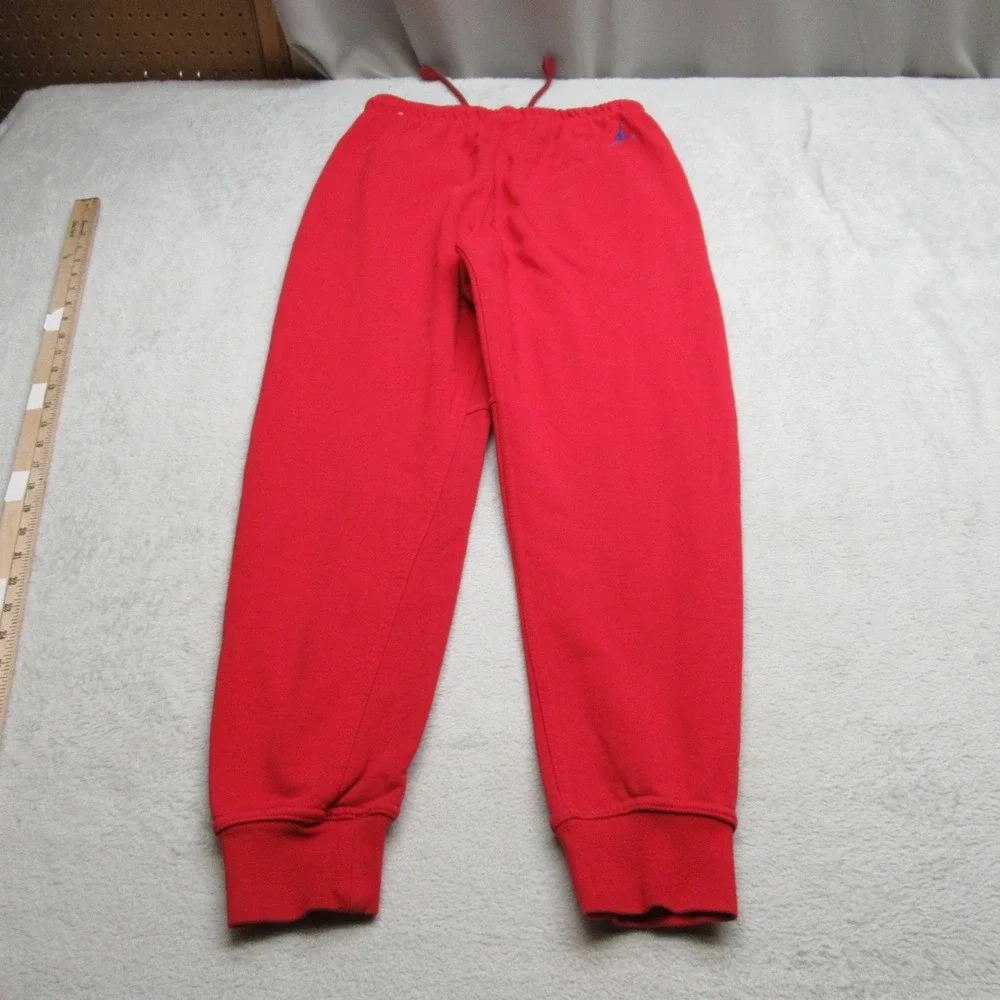 Jordan Pants Mens Small Red Essentials Fleece‎ Jogger Heavyweight Tapered 28X27